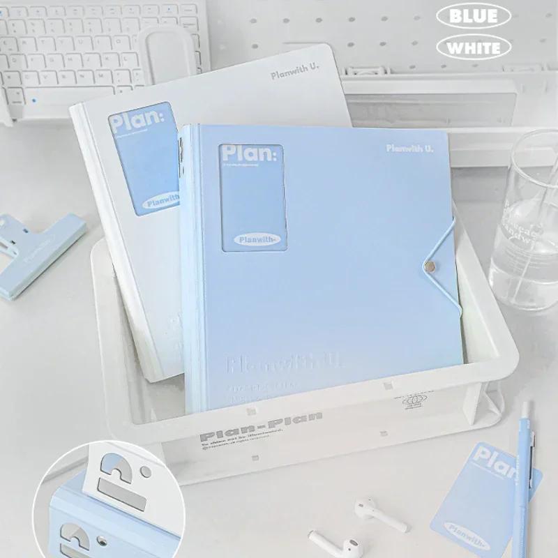 Large Capacity Photo Album Blue Photocard Binder Kpop Card Book 480 Pockets Collection Book for Idol Group Wholesales 2025 New