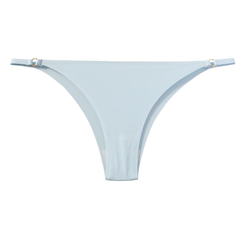 CINOON Сексуальные женские стринги из ледяного шелка, бесшовные, однотонные, с низкой посадкой, трусики в стиле чистого желания, невидимые, дышащие, Т-образные