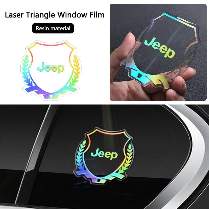 Reflective Car Stickers Moto Body Decor Decals Accessory For Jeep Grand Cherokee Wrangler JK Gladiator Compass Renegade Patriot