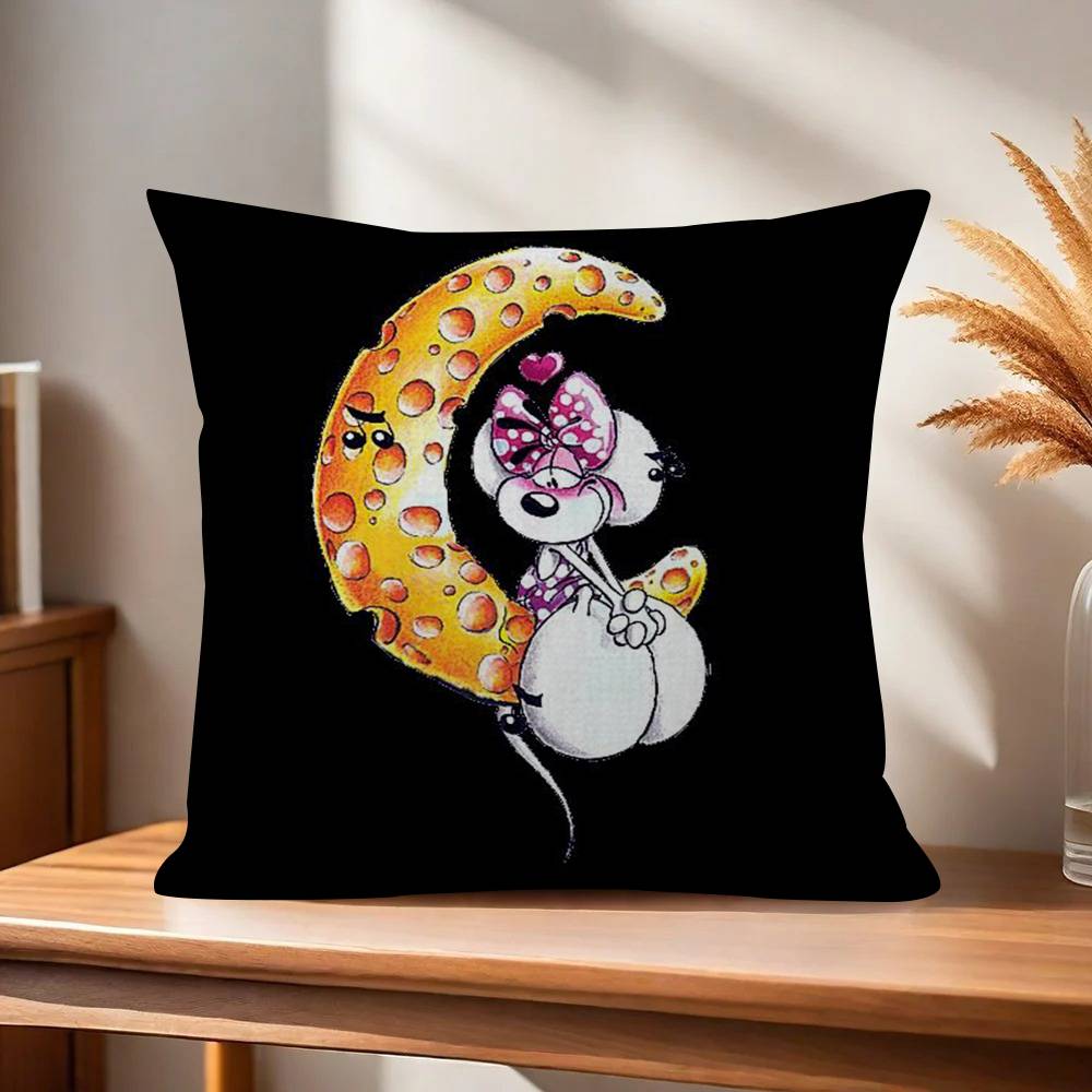 Cartoon DDiddl love cute kawaii Pillowcase toon Gift Cushion Cover Bedroom Home Sofa Chair Seat Decor pillow case