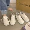 Little White Shoes Women Sneakers 2025 New Breathable Genuine Leather Women's Shoes Casual Sports Board Shoes Sneaker