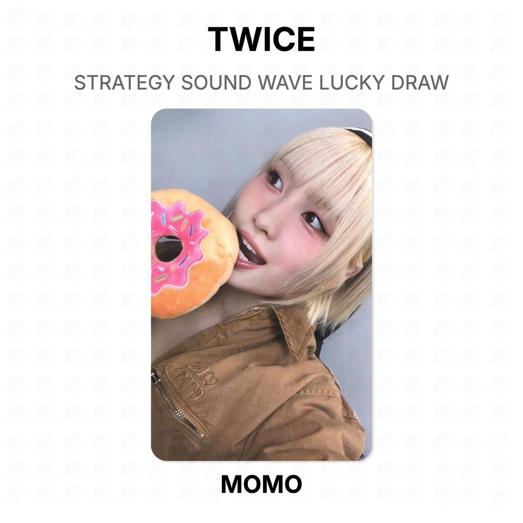 Twice STRATEGY SOUND WAVE Розыгрыш lucky draw Официальная фотокарточка
