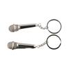 Fashion Car Key Holder Personalized Pendent Key Chain Microphone Key Ring  Women Men