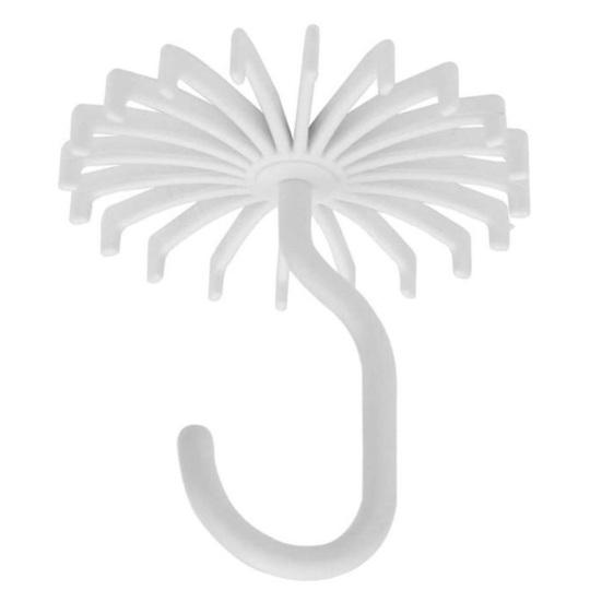 1 шт., 20 крючков, вращающаяся стойка для галстуков, регулируемый ремень, вешалка для шарфа, органайзер