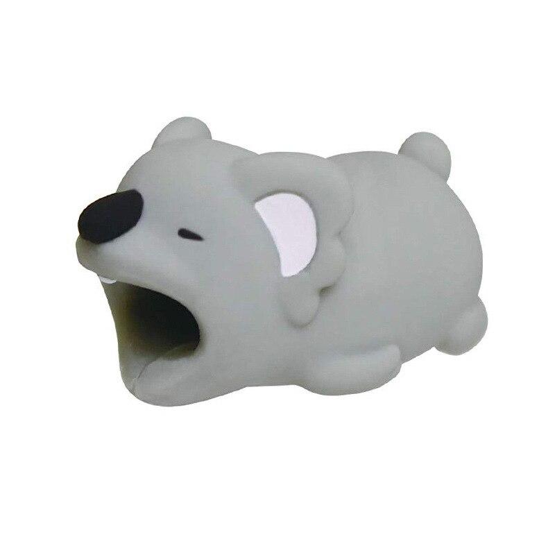 Защитный шнур для кабеля с милыми животными, защитный провод с рисунком из мультфильма, светящийся силиконовый чехол, устройство для намотки зарядного кабеля для кабеля зарядного устройства для телефона