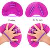 1 Pair Swimming Paddles Non-slip Adjustable Good Elasticity Soft Environmental Protection Training Correction