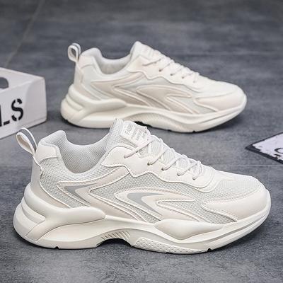 Мужские кроссовки Dad Shoes 2025 года, дышащие кроссовки для бега, мужская обувь на толстой подошве, модная универсальная повседневная обувь из сетки