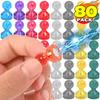 8/80PCS Strong Magnet Thumbtack Multifunctional Neodymium Pushpin Colorful Home Fridge Stickers Office Whiteboard Sucker Hooks