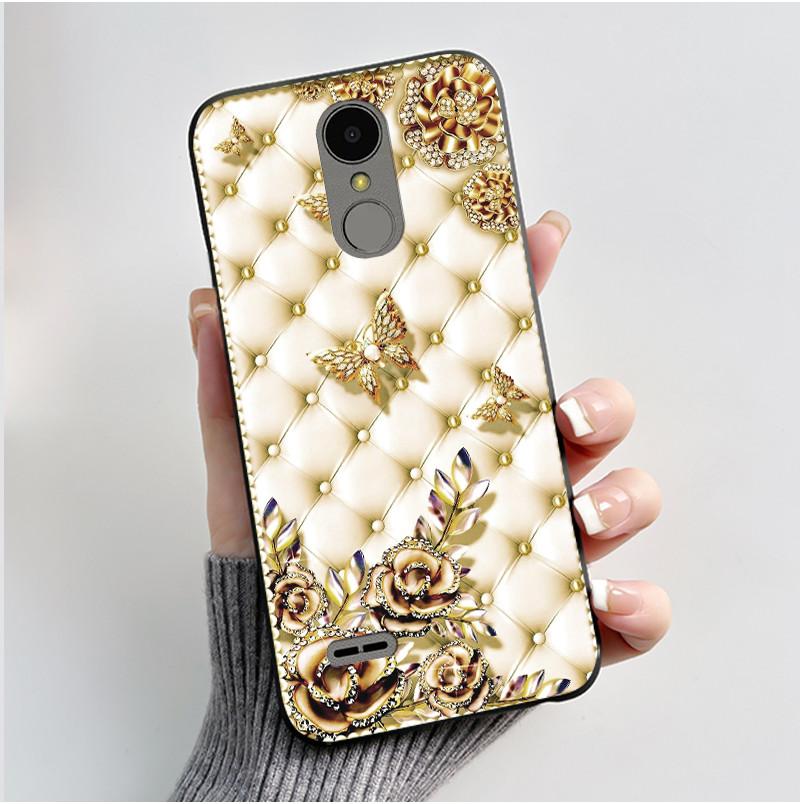 Чехол для LG K4 2017 X230/LG K8 2017 X300 Тонкий Чехол Эстетичный Роскошный Милый Крутой Мальчики Девочки Черный Матовый Мягкий Силикон Задняя Крышка