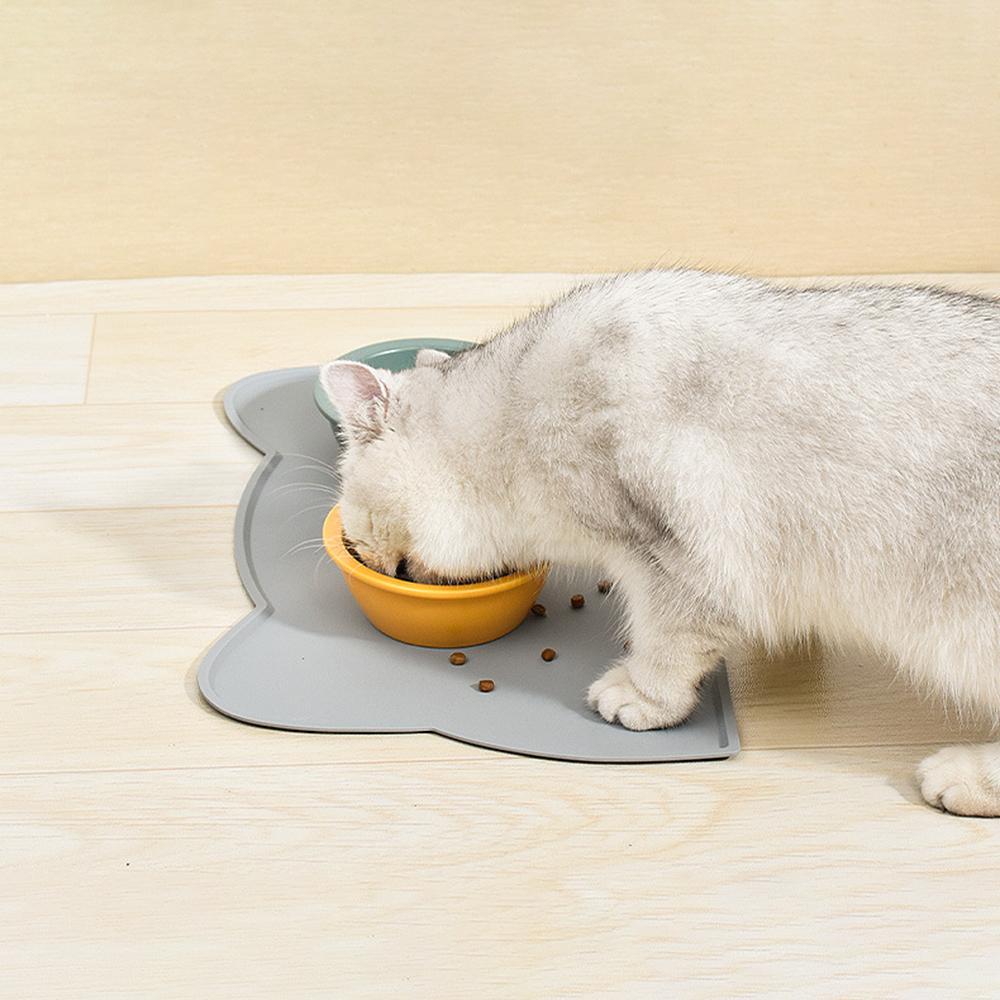 1шт коврики для домашних животных водонепроницаемы и нескользящие, предотвращают разливы еды и воды, а также легко чистятся для собак и кошек