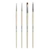 GodHand Shinfude Sennin Brush Set of 4 (Short Brush, Long Brush, Sail Brush, Dry Brush) GH-BRSP-SN-SET Painting Brushes for Plastic Model Painting, Wh