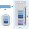 Waterproof Morandi Sticky Notes Multi Color Page Marker Tabs  Stationary