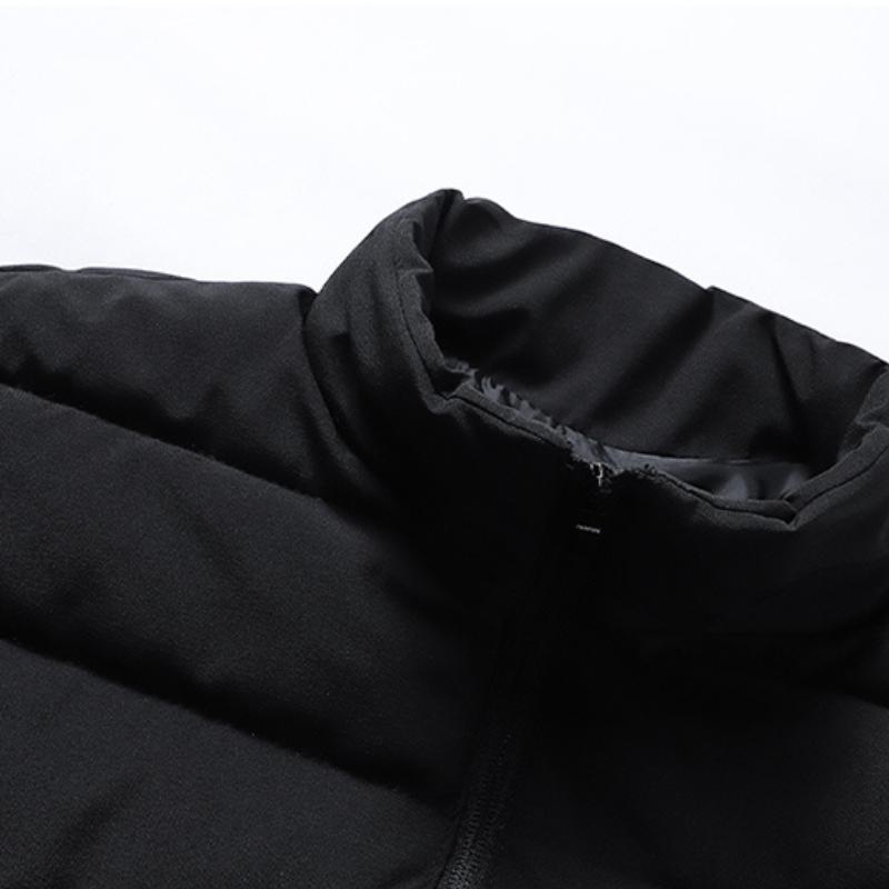 Уличная одежда Осень и зима Новое модное утолщенное спортивное пальто в американском стиле Модное мужское свободное повседневное однотонное пальто большого размера