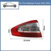 Новый задний фонарь для Ford Mondeo Fusion 2011-2012, дневные ходовые огни, стоп-сигналы, указатели поворота, BS7113A602AD 13A603