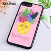 Krajews Kawaii Pineapple Art Soft Phone Case Cover For iPhone 17 Air 16 15 14 plus 11 12 13 pro max Plus coque Fundas