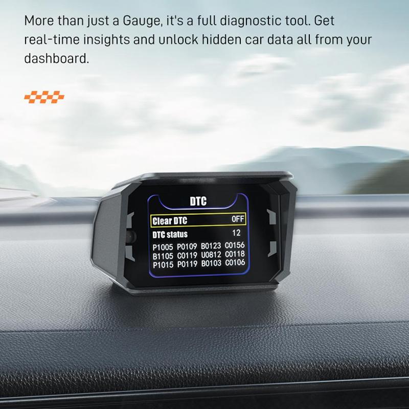 5V GPS OBD Head-Up Display For Fuel Vehicles 2008-Up Center Console Accessories Car Head Up Display Digital Odometer Parts