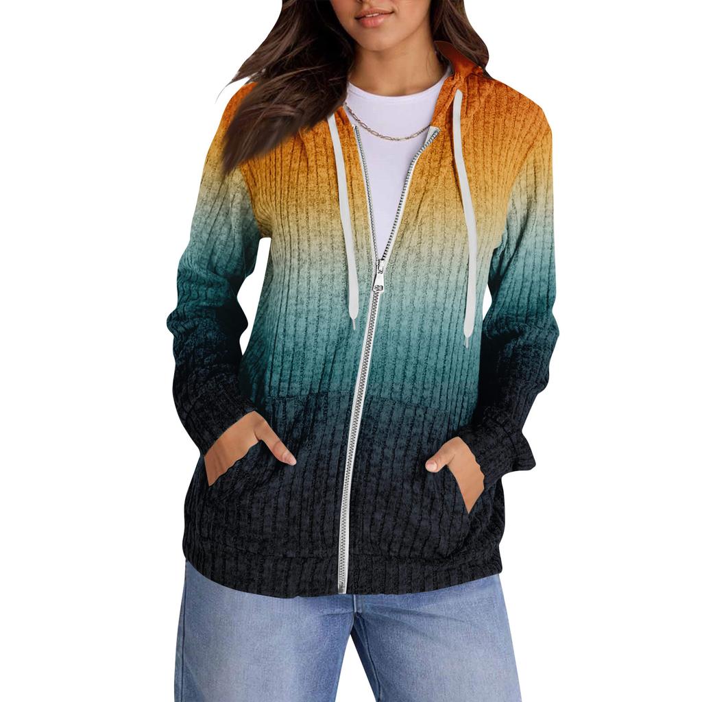 Hoodies For Women Trendy Tops Casual Fall Fashion Long Sleeve Sweatshirt With Pockets Pullover Lightweight