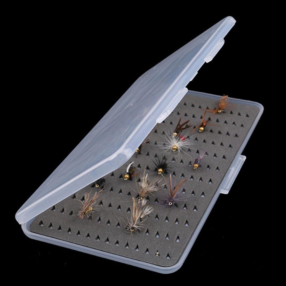 Clear Lid Fish Hook Storage Box Lightweight Fishing Bait Box Fishing Lure Case Fly Fishing