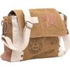 Сумка через плечо Star, регулируемая ручка, сумка через плечо из парусины