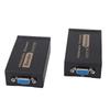 VGA Extender 328ft HD Plug and Play VGA Transmitter and Receiver HDB15 F RJ45 Sound DC3.5 Interface EU Plug
