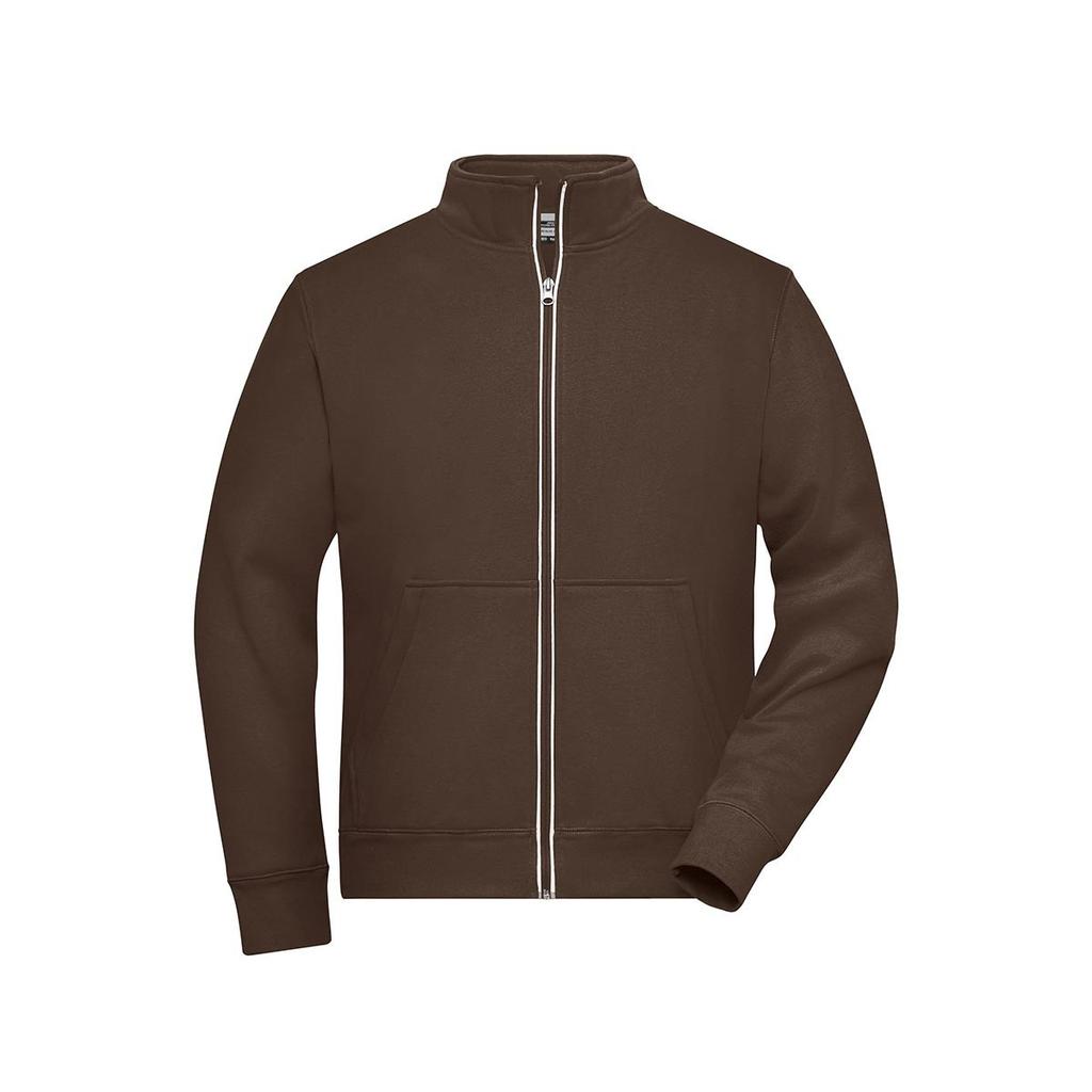 James and Nicholson Mens Solid Doubleface Work Jacket