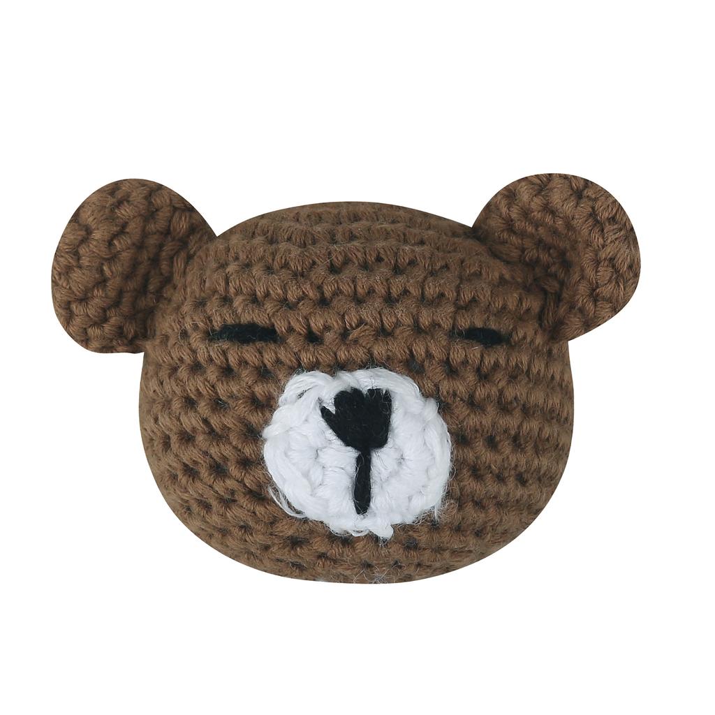 Зажим для детской соски, аксессуары для самостоятельного вязания крючком, погремушка в виде кролика, игрушка для прорезывания зубов у младенцев, морозильник, прорезыватель для новорожденных, подарок для душа