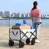 Wagon Outdoors Тележка Портативная Садовая Тележка для Кемпинга Сверхпрочная Большая Вместимость Складная Тележка Складная Хозяйственная Пляжная Тележка