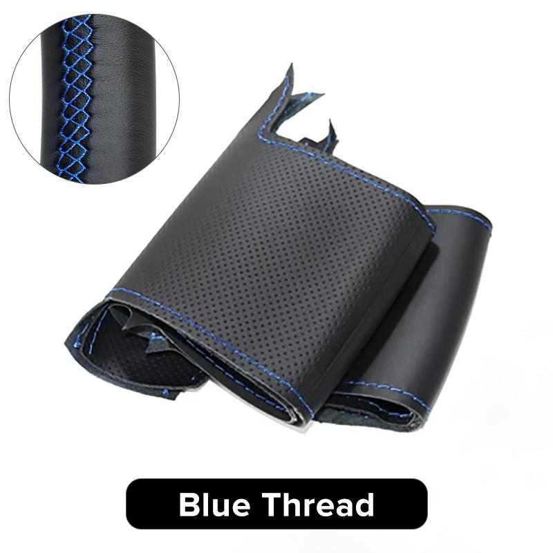 VZH5 Car Steering Wheel Cover Anti-slip Artificial Leather For Honda Fit City Jazz 2014 2015 HRV HR-V 2016 Vezel Car Accessories