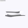 Front Rear Tail Bumper Fog Light Lamp Eyelid Eyebrow Strip Decor Cover Trim For Tesla Model Y  - 2024 Accessories Exterior
