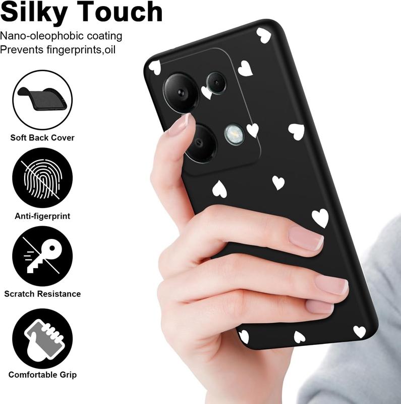 Чехол для телефона Redmi 13C 4G 12C A3 A2 A1 Plus Note 13 Pro для Xiaomi 14 Poco C65 X6 X3 Pro противоударный бампер с цветочным котом и мраморным рисунком, черный чехол