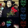 Stunning Led Light Up Mask For Halloween Featuring V For Vendetta Anonymous Design