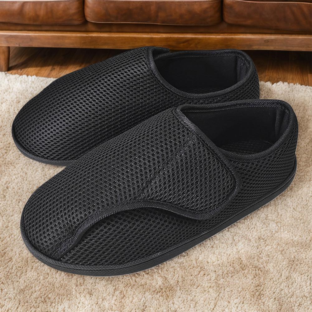 Женские и мужские диабетические туфли с регулируемой застежкой для отечных ног