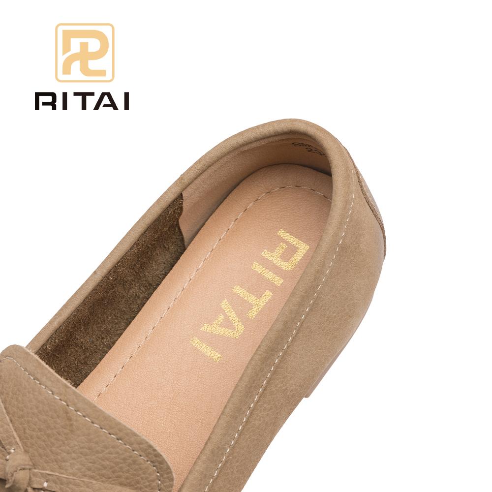 Женские мокасины из натуральной кожи с круглым носком, без застежек, винтажная удобная повседневная обувь