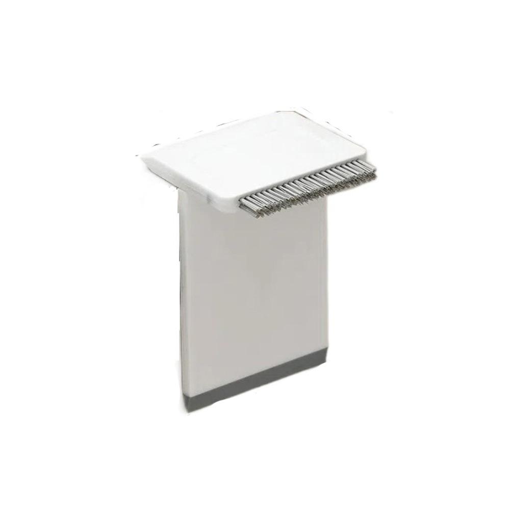 Durable Plastic Kitchen Sink Brush Removable Portable Countertop Brush Multifunctional White Mini Cleaning Brush Bathroom