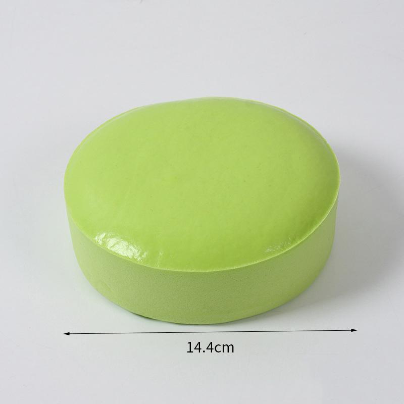 1Pc Cheese Bread Squishy Stress Toy Slow Rebound Squeeze Fidget Toy For Anxiety Adhd Relief Office Home Use