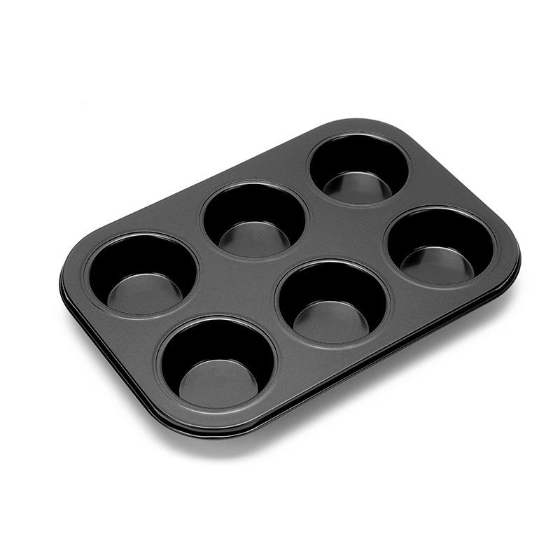 Carbon Steel Cake Mold Cookie Cupcake Baking Tray Egg Tart Cooking Dish Desserts Pan Kitchen Accessories