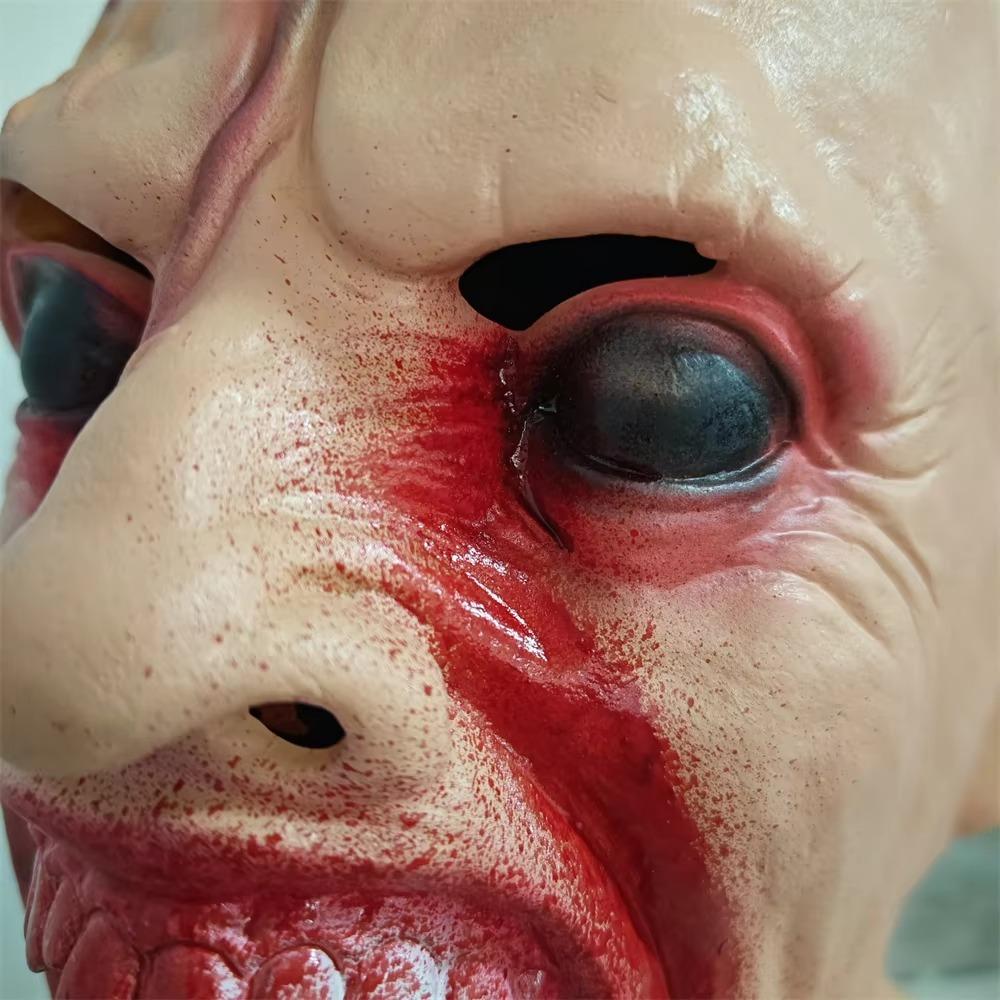High Quality Latex Horror Infected Zombie Masks Realistic Unisex Halloween Props Haunted House Prop