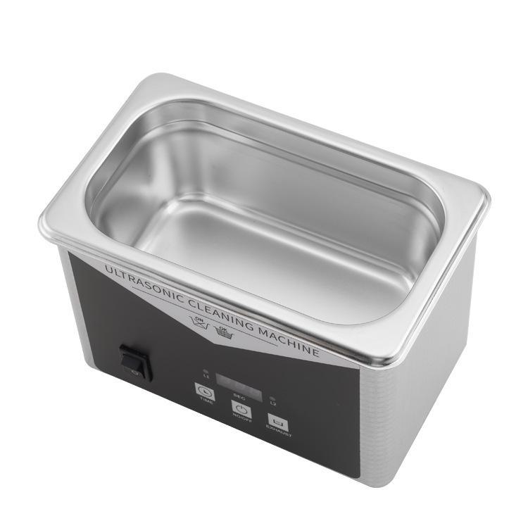 Компактный ультразвуковой очиститель объемом 0,8 л для очков, часов, зубных протезов, ювелирных изделий, материнских плат и лабораторного использования