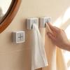Self Adhesive Towel Plug Wall Mounted Bathroom Towel Storage Dish Cloth Organizer