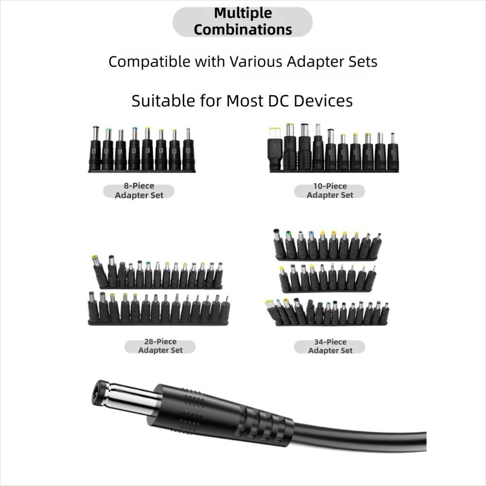 Цифровой дисплей USB C на DC 5525 Конвертер PD 140 Вт Зарядный кабель для Wi-Fi роутера