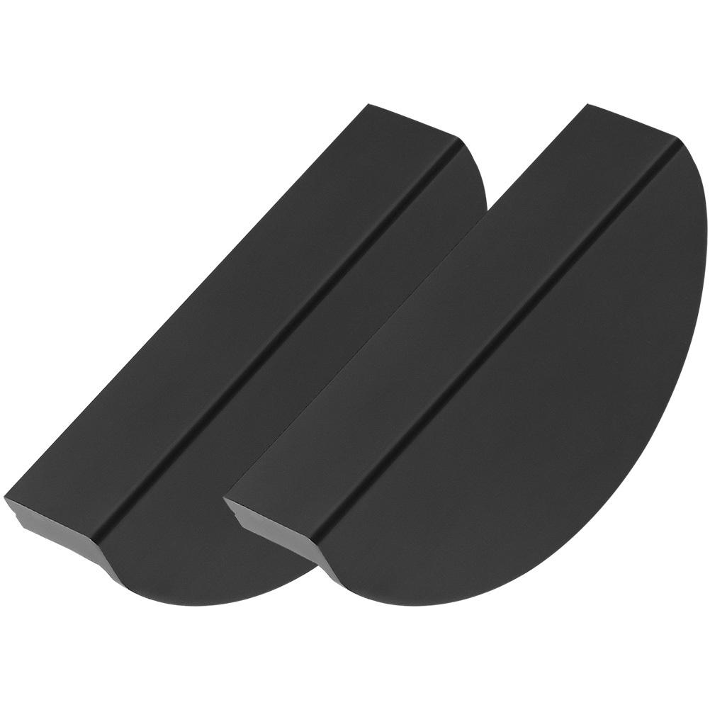 2pcs Half Round Cabinet Pulls 50Mm Easy Install For Kitchen Cupboard Wardrobe Drawer Furniture Door Handles Hardware Fittings