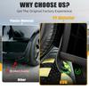 1Set Car Mudguard Fender Flares Wheel Protector For Tesla Model Y 2025 2026 Front&Rear Splash Guard Glossy Black