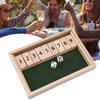 Dice Game Hand-eye Coordination Early Education Reliable Shut The Box Dice Game for Children