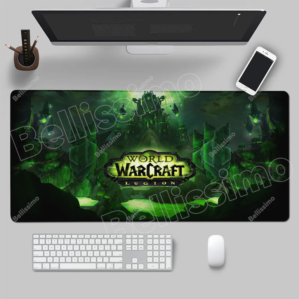 World Of Warcraft 90x40 Large Gaming Mouse Pad Game Desk Play Pad for Csgo Natural Rubber Mat Grande Gamer Xxl Computer Mousepad