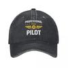 Professional Drone Pilot Merch Baseball Caps Daily Wear Flying Drones UAV Quadcopter Operator Hats Trucker Hat