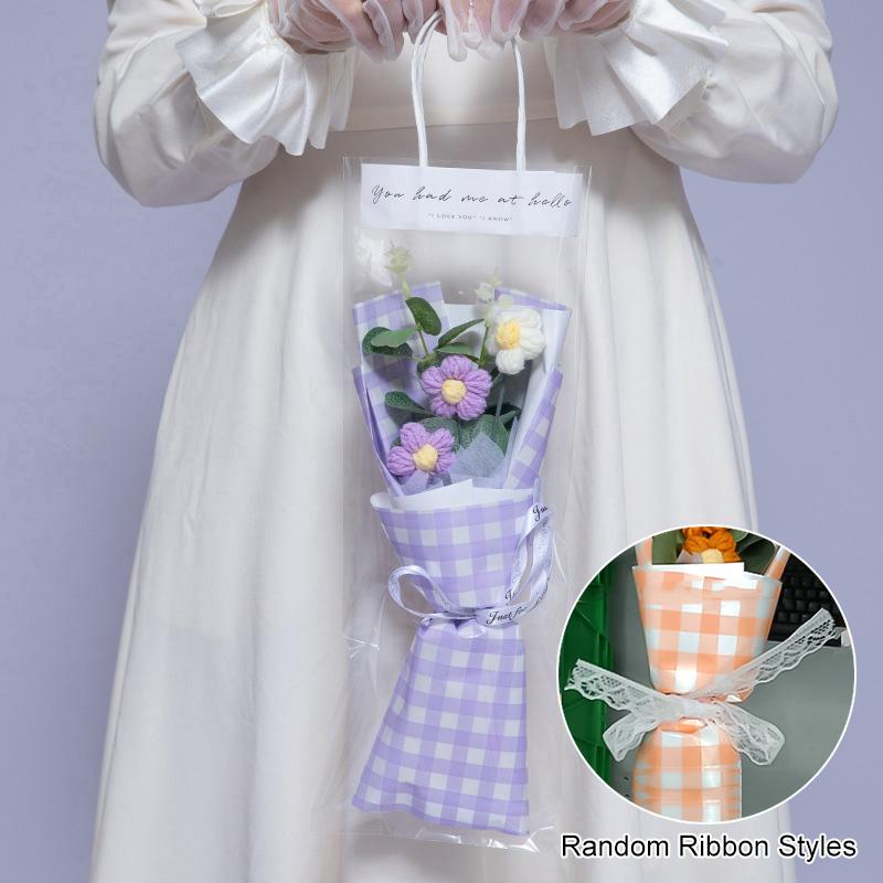 Букет из искусственных цветов Подарок маме на День матери Подарочные аксессуары на День учителя