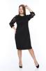 Women's Big Size Dress Pompom Sleeve Plus Size Dress