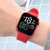 Kids LED Digital Dial Waterproof Sports Watch Square Wristwatch for Boys Girls Fashion