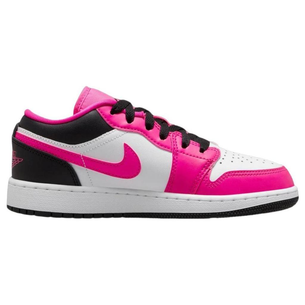 Детские кроссовки Air Jordan 1 Low GS Fierce Pink Black White DZ5365-601