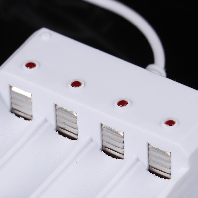4 слота USB быстрая зарядка Aaa и Aa зарядное устройство защита от короткого замыкания